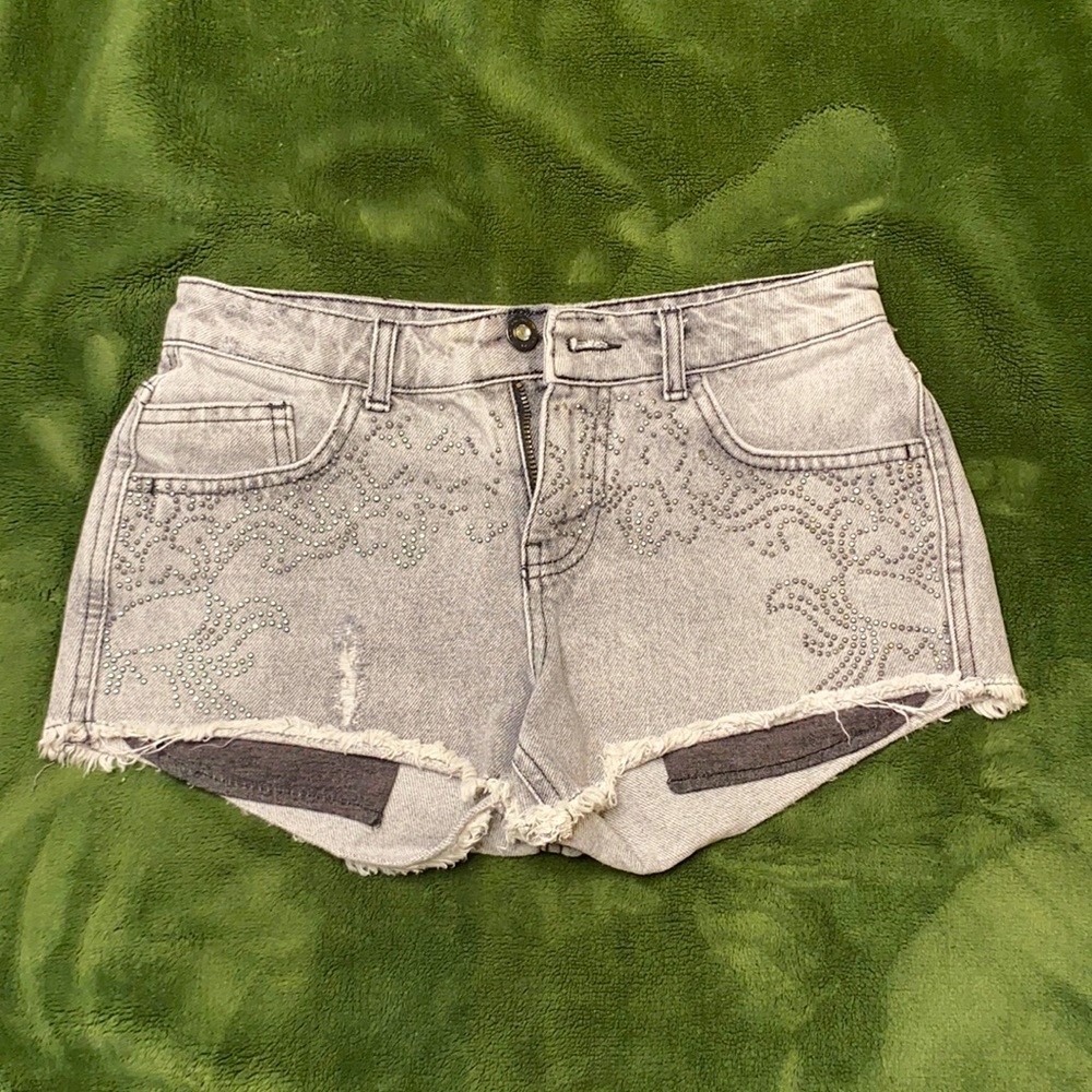 Light gray jean short ,worn few times